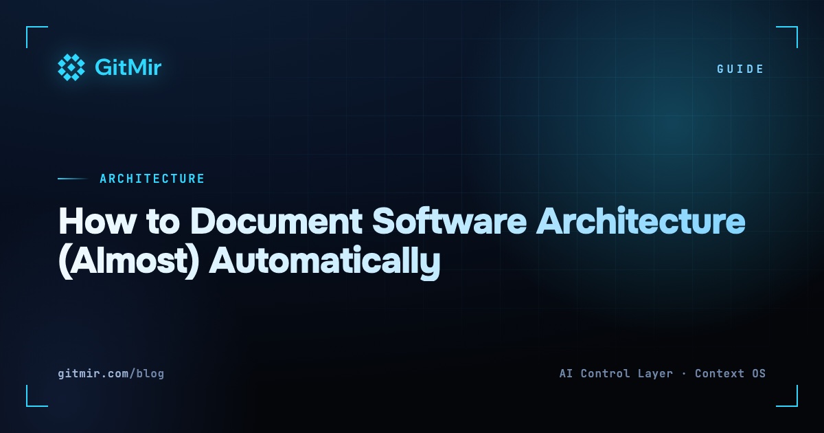 How to Document Software Architecture (Almost) Automatically