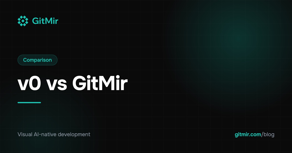 v0 vs GitMir: From UI Generation to Full Systems